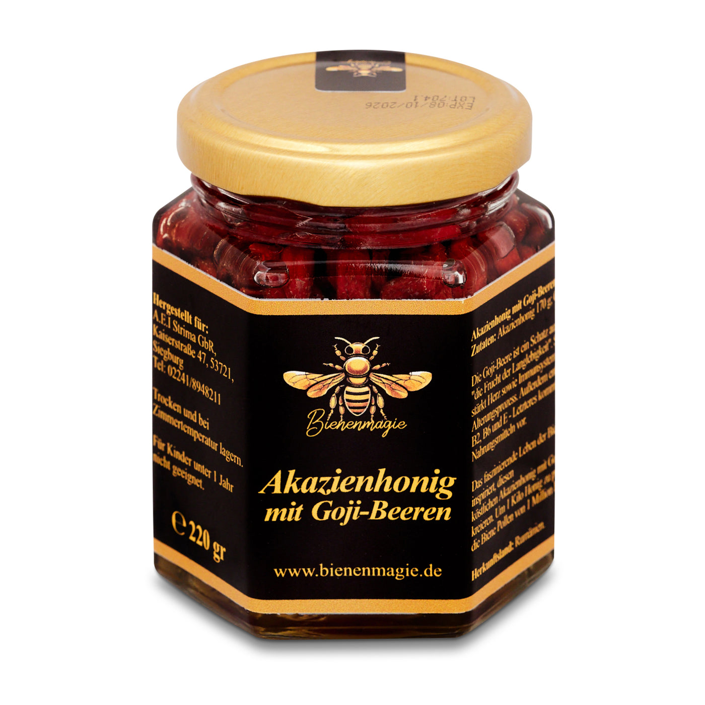 Akazienhonig mit Goji-Beeren